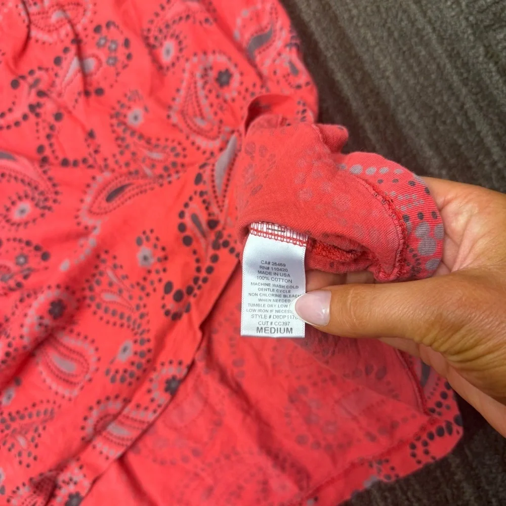 C&C California Coral Paisley Camisole Tank Top Black Grey Polka Dot - Picture 5 of 6